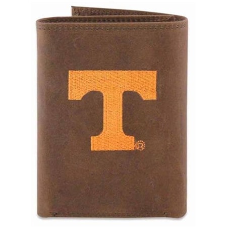Zeppelinproducts ZeppelinProducts UTN-IWE2-CRZH-LBR Tennessee Trifold Embroidered Leather Wallet UTN-IWE2-CRZH-LBR